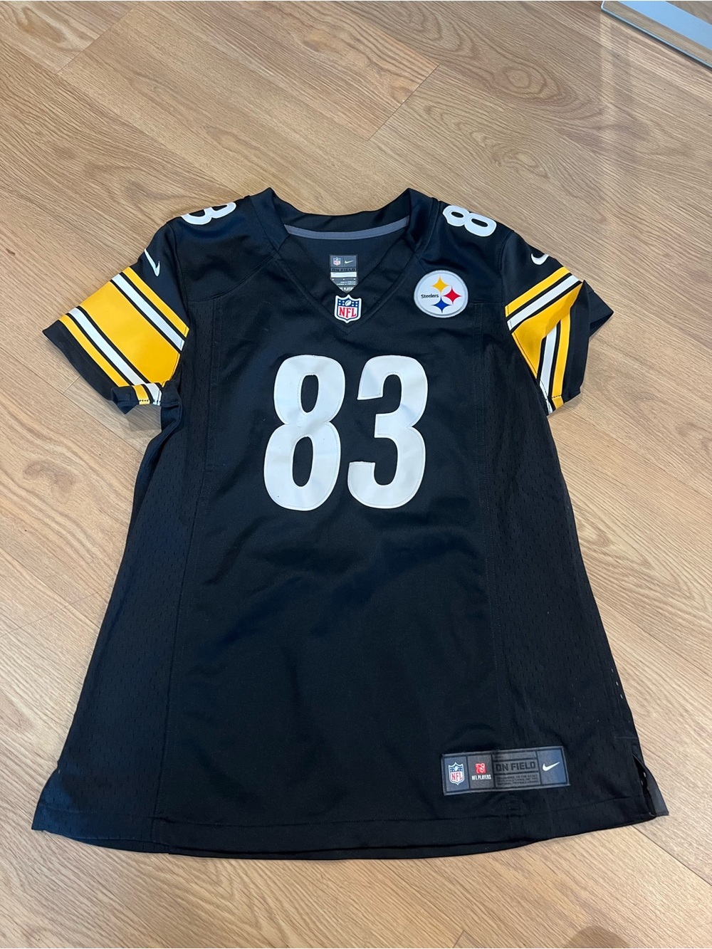 NFL Kids' Pittsburgh Steelers #83 Black and Yellow Jersey
